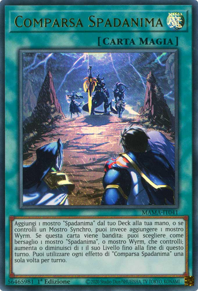 MAMA-IT041 Comparsa Spadanima Ultra Rara 1a Edizione (IT) -NEAR MINT-