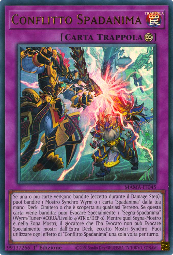 MAMA-IT045 Conflitto Spadanima Ultra Rara 1a Edizione (IT) -NEAR MINT-