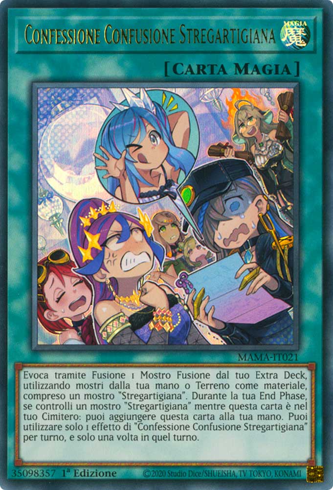 MAMA-IT021 Confessione Confusione Stregartigiana Ultra Rara 1a Edizione (IT) -NEAR MINT-