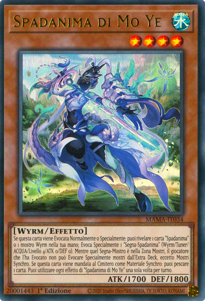MAMA-IT034 Spadanima di Mo Ye Ultra Rara 1a Edizione (IT) -NEAR MINT-