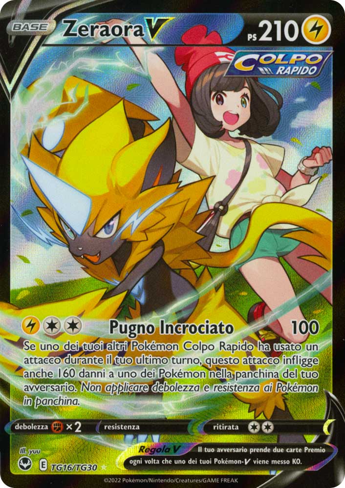 TG16 / TG30 Zeraora V Rara Segreta foil (IT) -NEAR MINT-