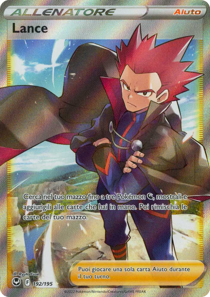 192 / 195 Lance Ultra Rara Full Art foil (IT) -NEAR MINT-