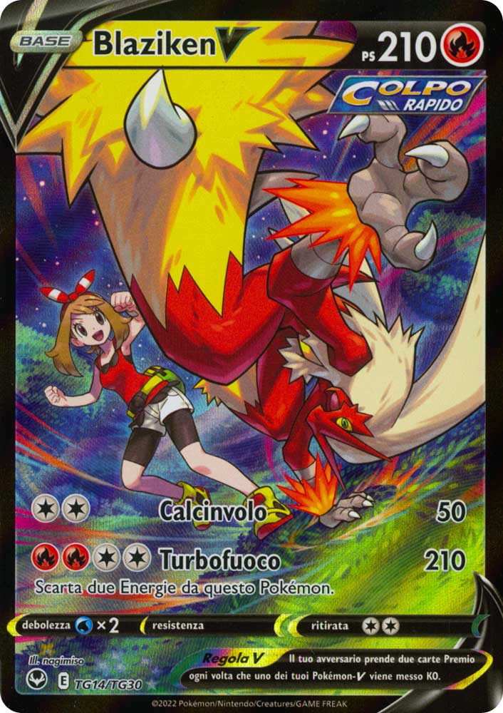 TG14 / TG30 Blaziken V Rara Segreta foil (IT) -NEAR MINT-