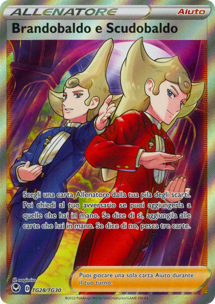 TG28 / TG30 Brandobaldo & Scudobaldo Rara Segreta foil (IT) -NEAR MINT-