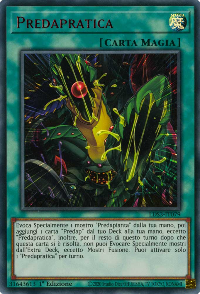 LDS3-IT079 Predapratica (scritta ROSSA) Ultra Rara 1a Edizione (IT) -NEAR MINT-