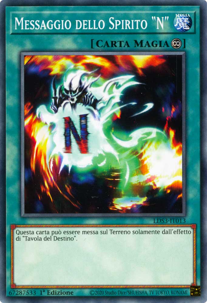 LDS3-IT013 Messaggio dello Spirito "N" Comune 1a Edizione (IT) -NEAR MINT-