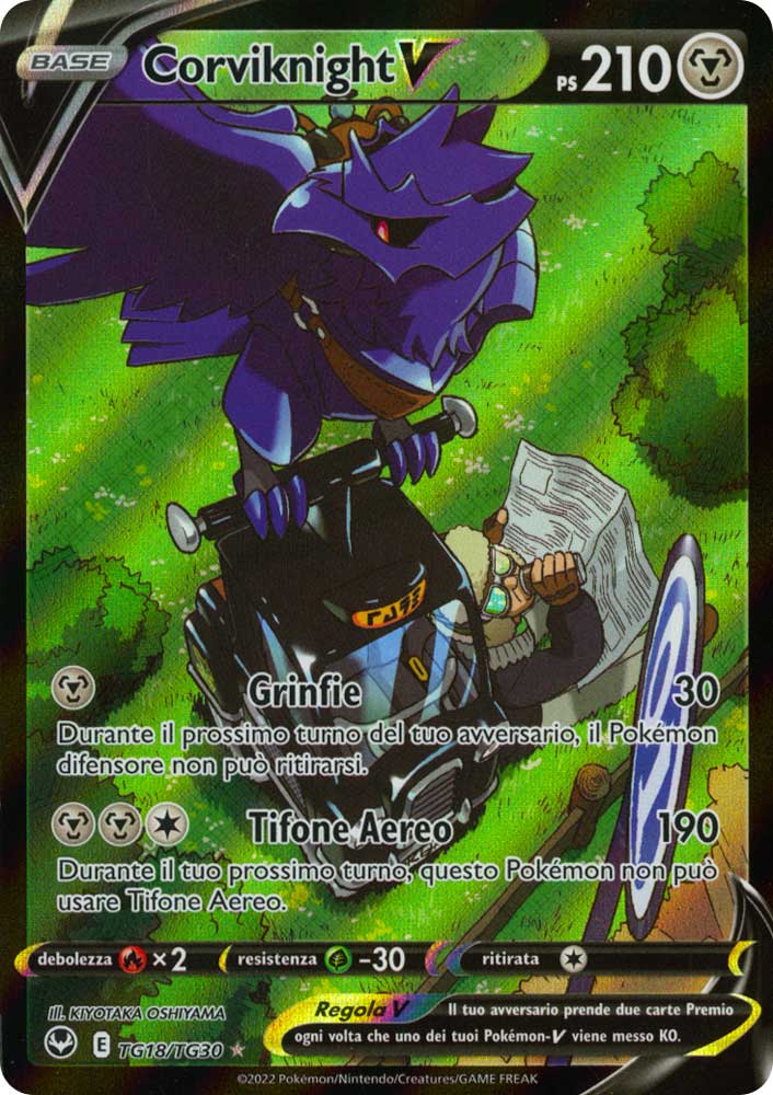 TG18 / TG30 Corviknight V Rara Segreta foil (IT) -NEAR MINT-