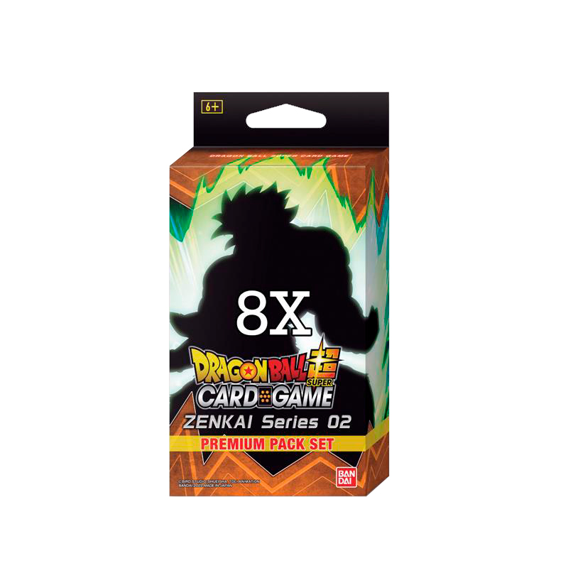 Super Premium Pack Zenkai Series Set 2 display 8 mazzi (EN)