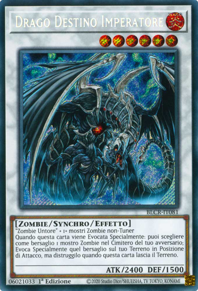 BLCR-IT081 Drago Destino Imperatore Rara Segreta 1a Edizione (IT) -NEAR MINT-
