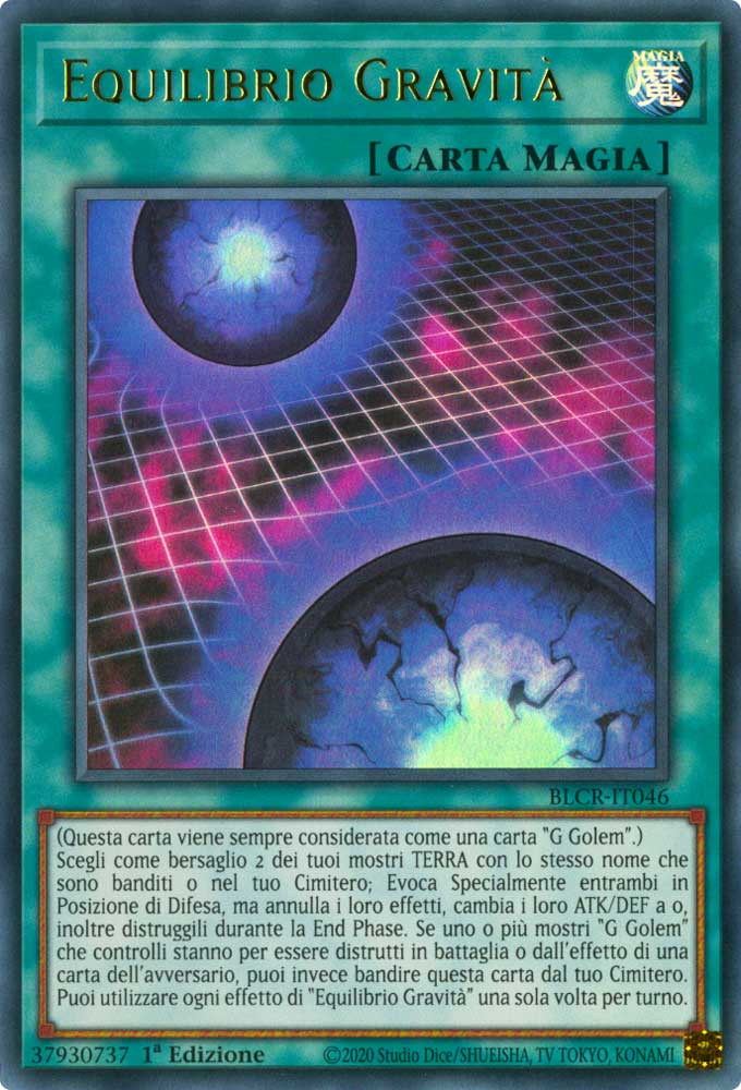 BLCR-IT046 Equilibrio Gravita' Ultra Rara 1a Edizione (IT) -NEAR MINT-