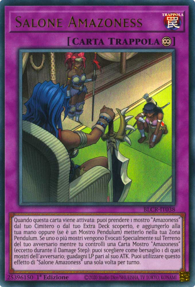 BLCR-IT038 Salone Amazoness Ultra Rara 1a Edizione (IT) -NEAR MINT-