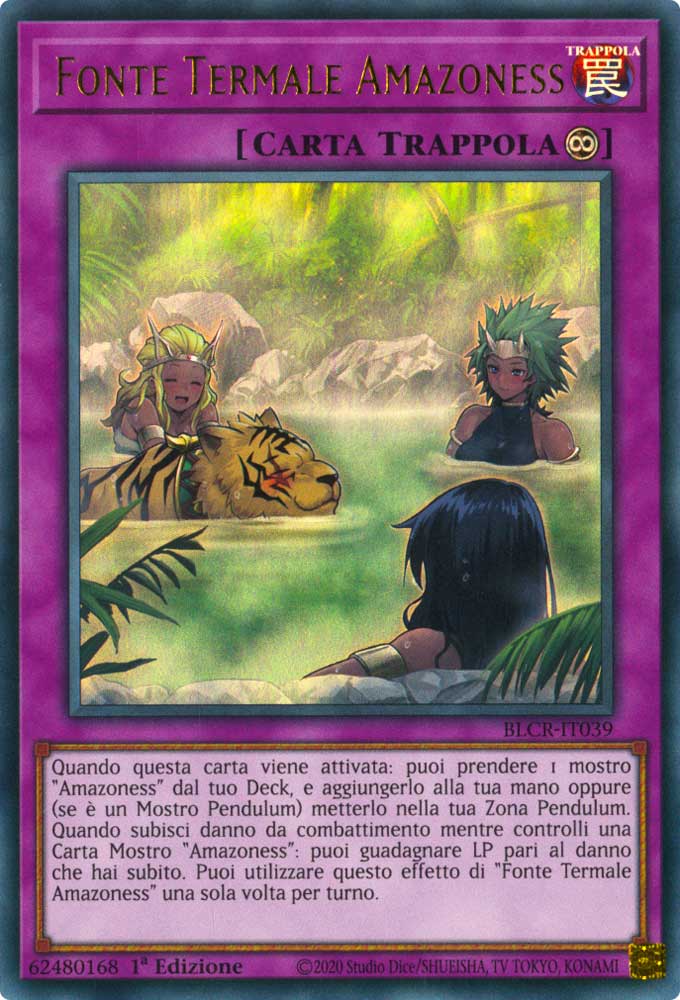 BLCR-IT039 Fonte Termale Amazoness Ultra Rara 1a Edizione (IT) -NEAR MINT-