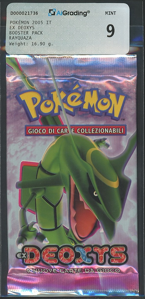 EX Deoxys busta 9 carte Artwork Rayquaza (IT) / AIG 9.0