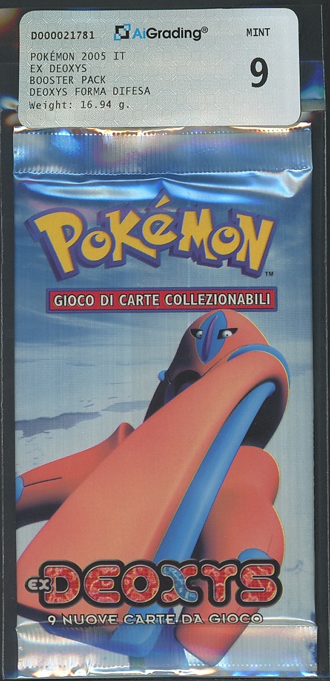 EX Deoxys busta 9 carte Artwork Deoxys Forma Difesa (IT) / AIG 9.0