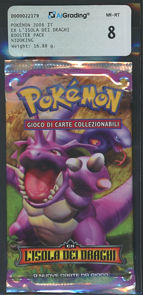EX L'Isola dei Draghi busta 9 carte Artwork Nidoking e Arbok (IT) / AIG 8.0
