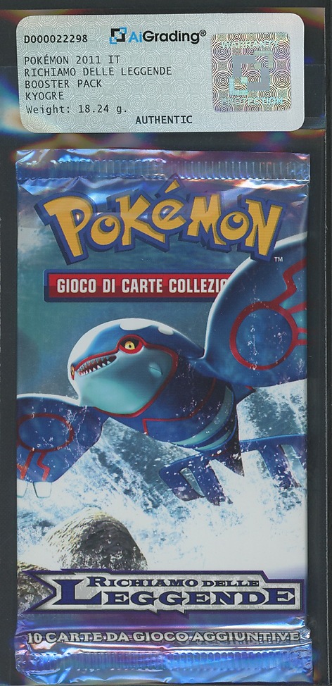 Richiamo delle Leggende busta 10 carte Artwork Kyogre (IT) / AIG AUTHENTIC