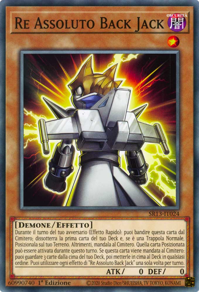 SR13-IT024 Re Assoluto Back Jack Comune 1a Edizione (IT) -NEAR MINT-
