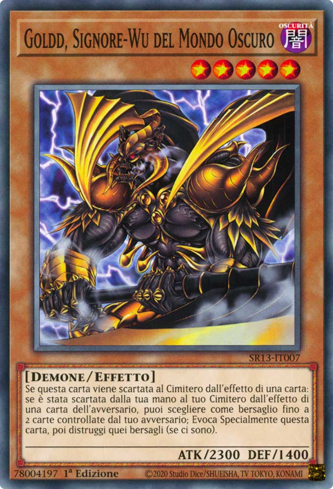 SR13-IT007 Goldd, Signore-Wu del Mondo Oscuro Comune 1a Edizione (IT) -NEAR MINT-