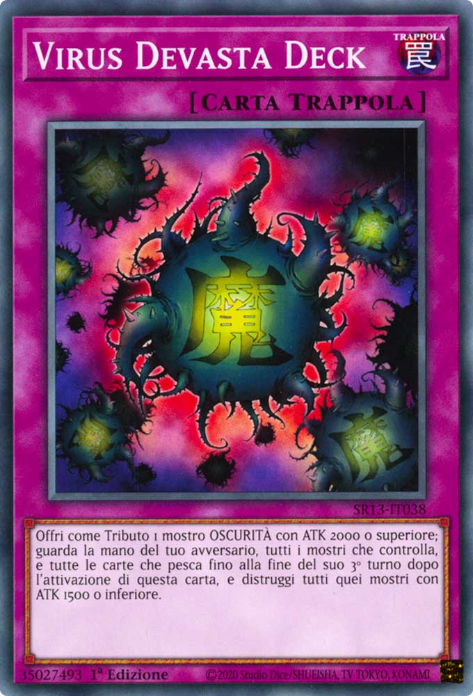 SR13-IT038 Virus Devasta Deck Comune 1a Edizione (IT) -NEAR MINT-