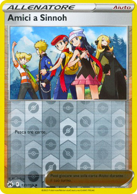 131 / 159 Amici a Sinnoh Non Comune foil reverse (IT) -NEAR MINT-