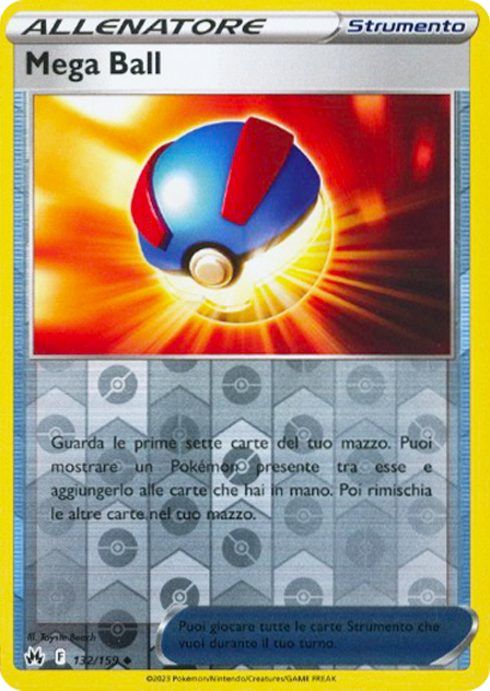 132 / 159 Mega Ball Non Comune foil reverse (IT) -NEAR MINT-