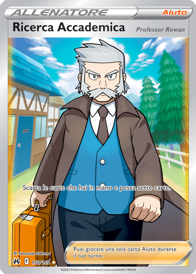 150 / 159 Ricerca Accademica Ultra Rara Full Art foil (IT) -NEAR MINT-