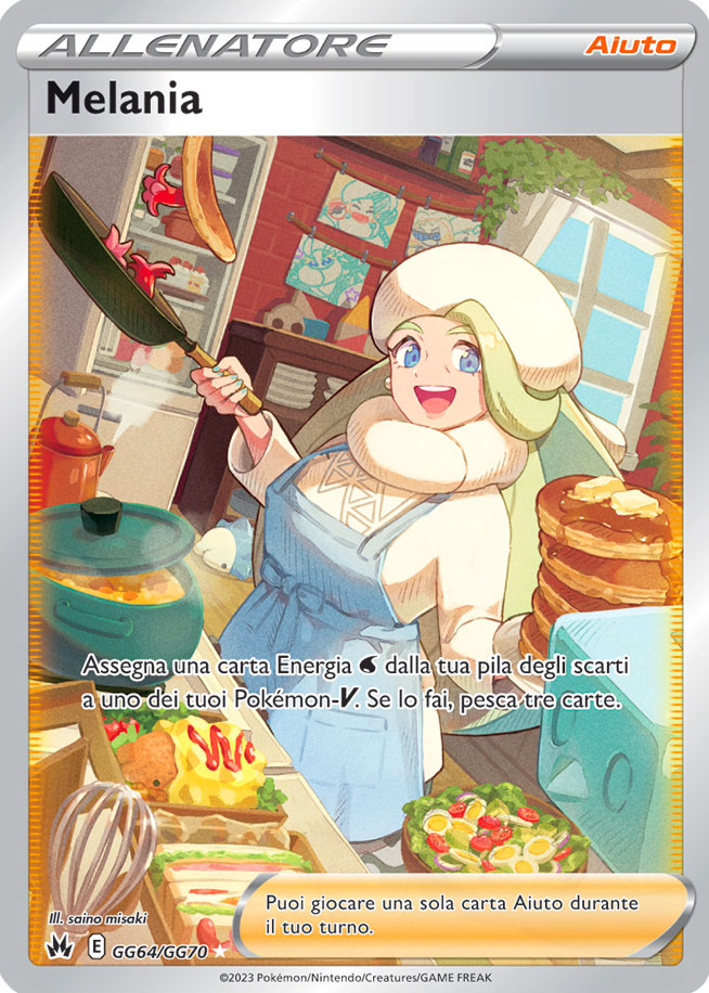GG64 / GG70 Melania Ultra Rara Galarian Gallery foil (IT) -NEAR MINT-