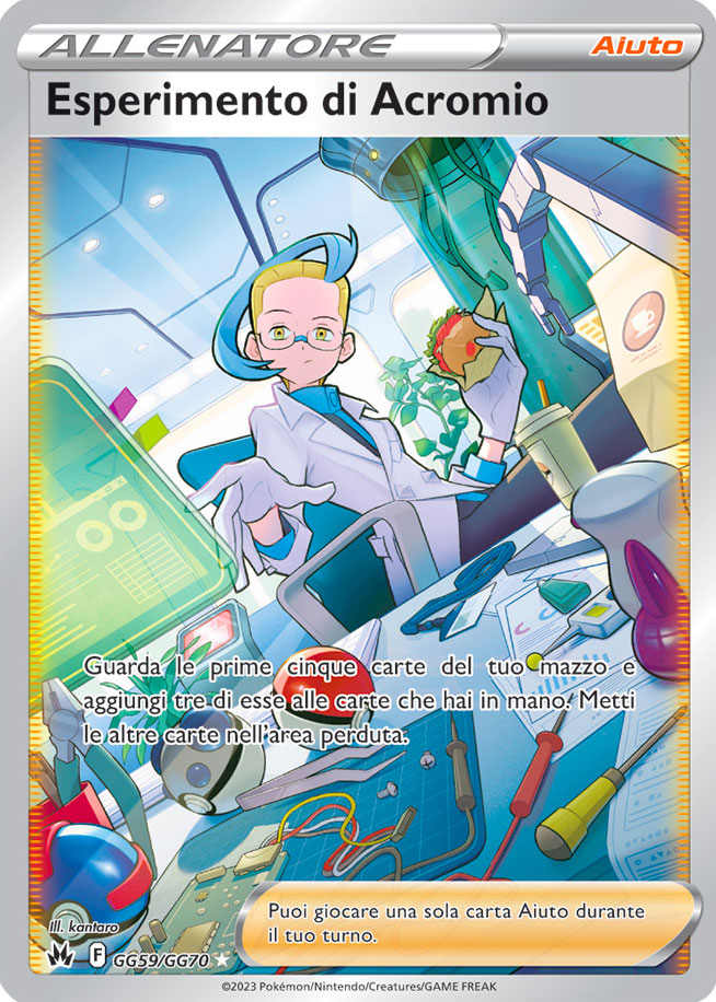 GG59 / GG70 Esperimento di Acromio Ultra Rara Galarian Gallery foil (IT) -NEAR MINT-