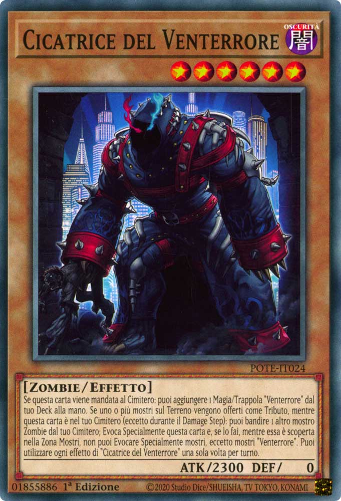 POTE-IT024 Cicatrice del Venterrore Comune 1a Edizione (IT) -NEAR MINT-