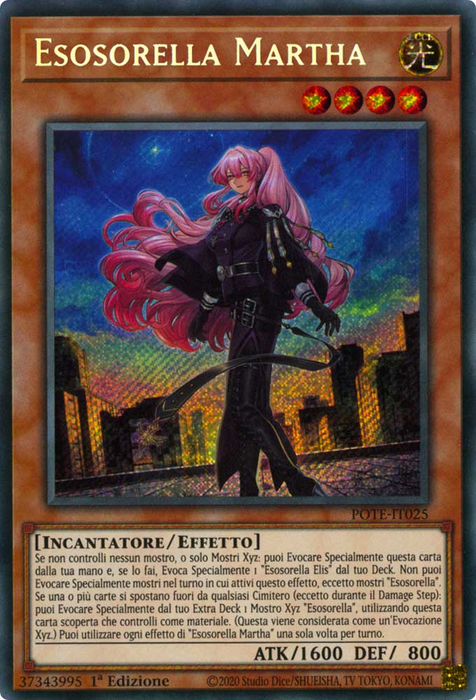 POTE-IT025 Esosorella Martha Rara Segreta 1a Edizione (IT) -NEAR MINT-