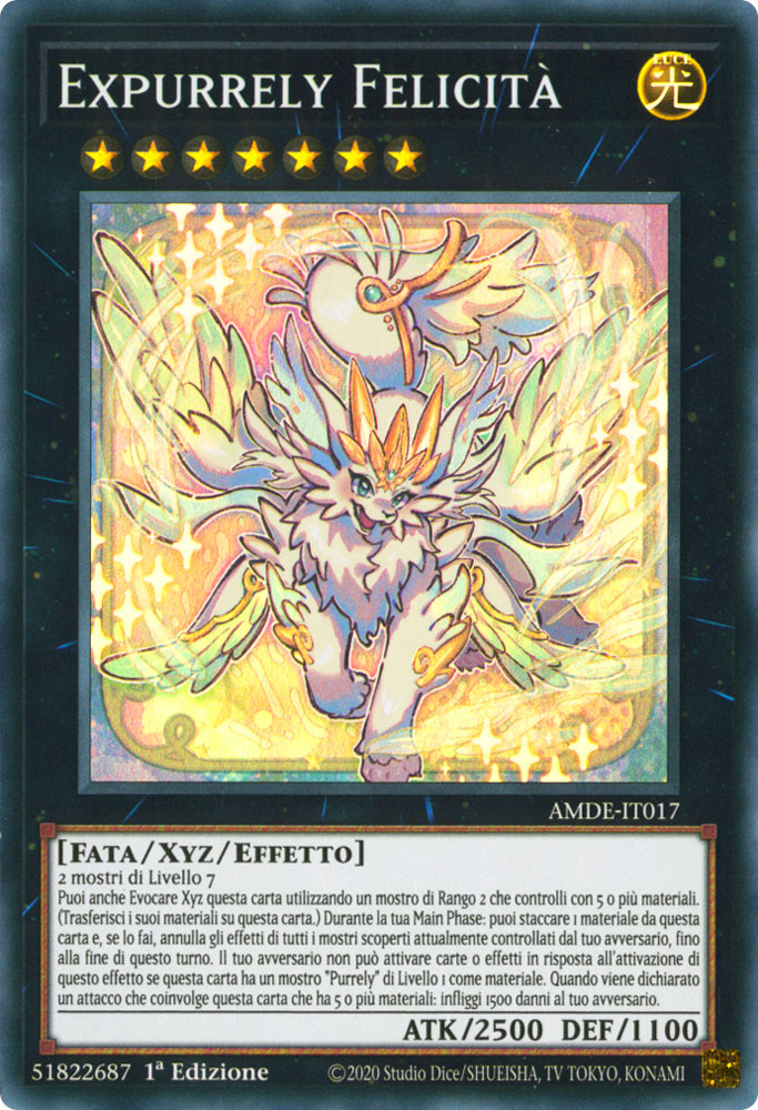 AMDE-IT017 Expurrely Felicita' Super Rara 1a Edizione (IT) -NEAR MINT-