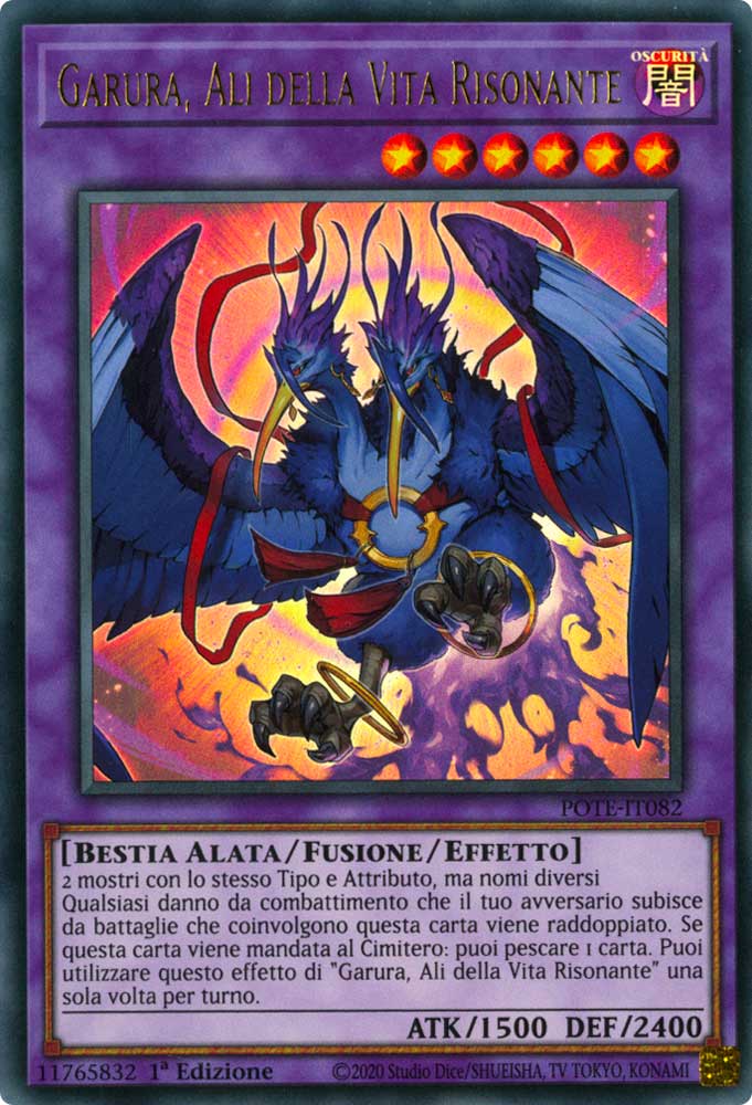 POTE-IT082 Garura, Ali della Vita Risonante Ultra Rara 1a Edizione (IT) -NEAR MINT-
