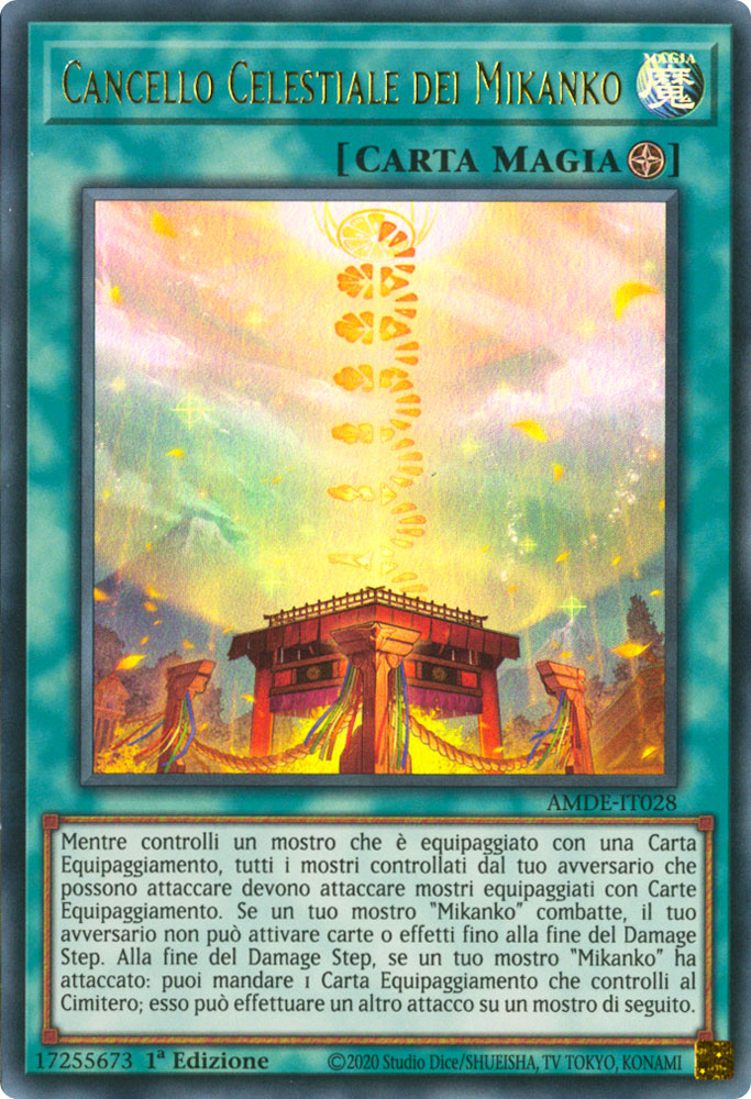 AMDE-IT028 Cancello Celestiale dei Mikanko Ultra Rara 1a Edizione (IT) -NEAR MINT-