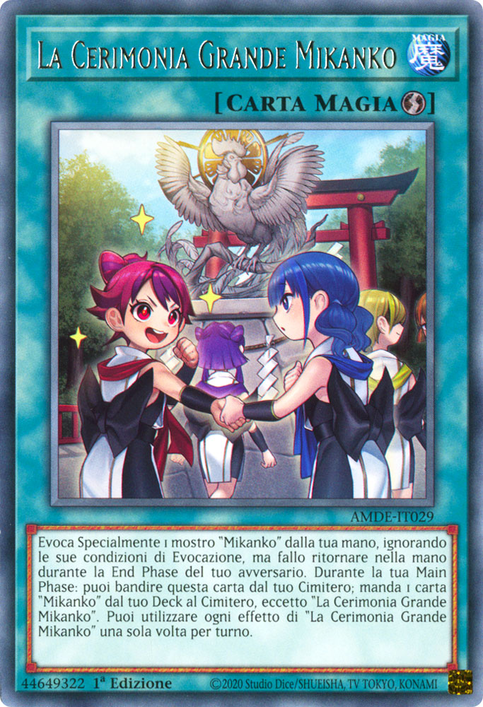 AMDE-IT029 La Cerimonia Grande Mikanko Rara 1a Edizione (IT) -NEAR MINT-
