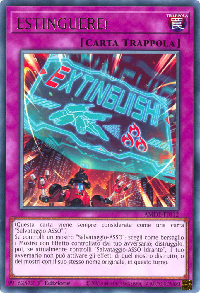 AMDE-IT012 ESTINGUERE! Rara 1a Edizione (IT) -NEAR MINT-