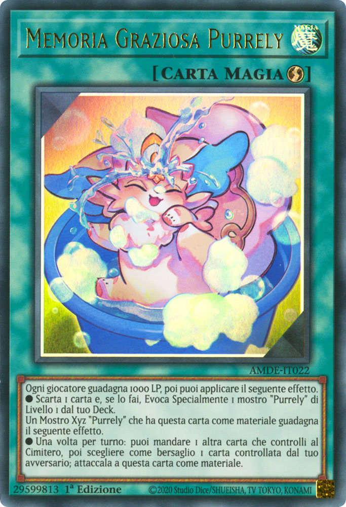 AMDE-IT022 Memoria Graziosa Purrely Ultra Rara 1a Edizione (IT) -NEAR MINT-
