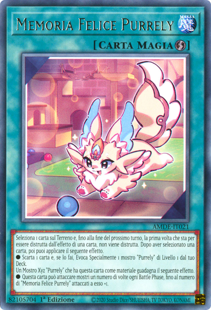 AMDE-IT021 Memoria Felice Purrely Rara 1a Edizione (IT) -NEAR MINT-