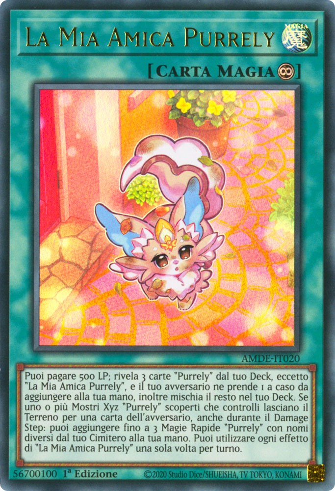 AMDE-IT020 La Mia Amica Purrely Ultra Rara 1a Edizione (IT) -NEAR MINT-