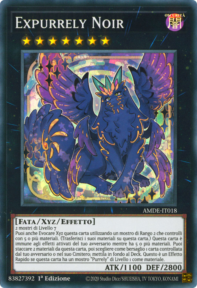 AMDE-IT018 Expurrely Noir Super Rara 1a Edizione (IT) -NEAR MINT-