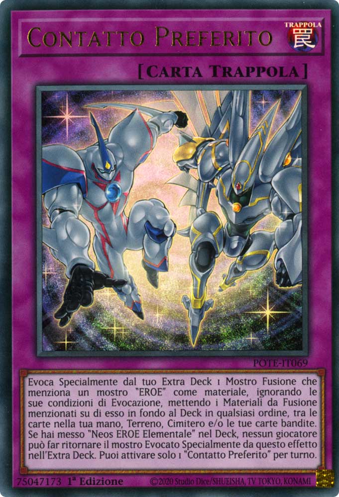 POTE-IT069 Contatto Preferito Ultra Rara 1a Edizione (IT) -NEAR MINT-