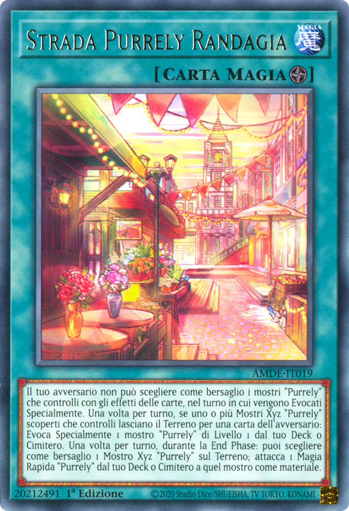 AMDE-IT019 Strada Purrely Randagia Rara 1a Edizione (IT) -NEAR MINT-