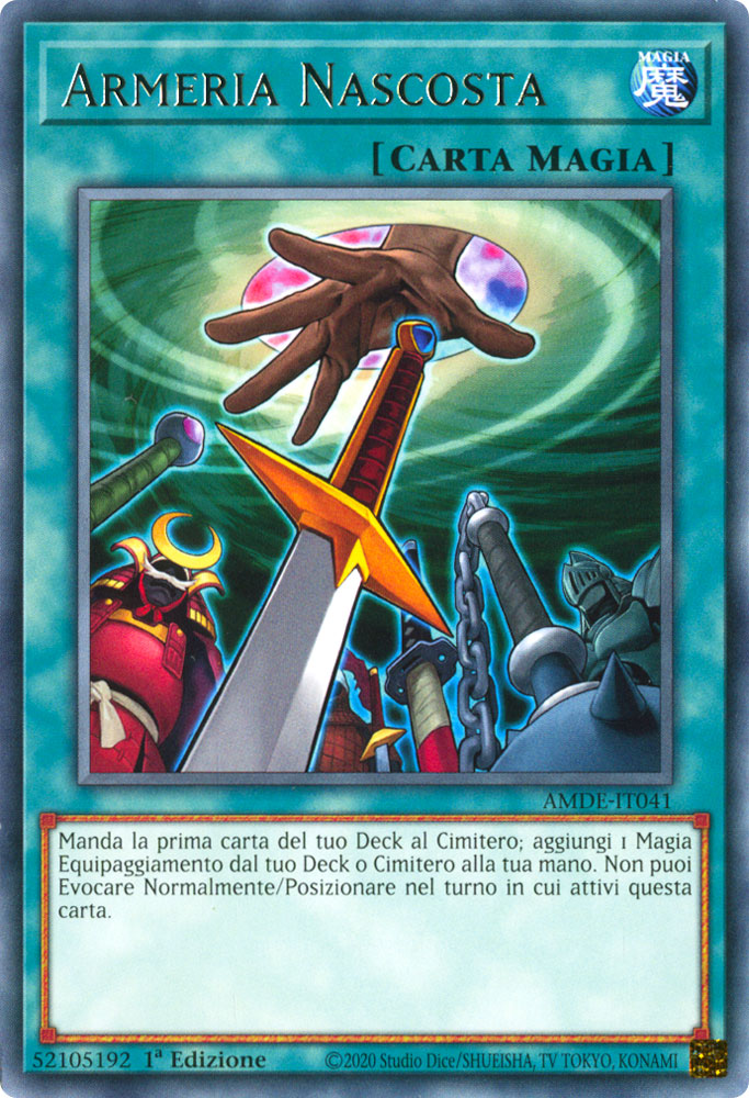 AMDE-IT041 Armeria Nascosta Rara 1a Edizione (IT) -NEAR MINT-