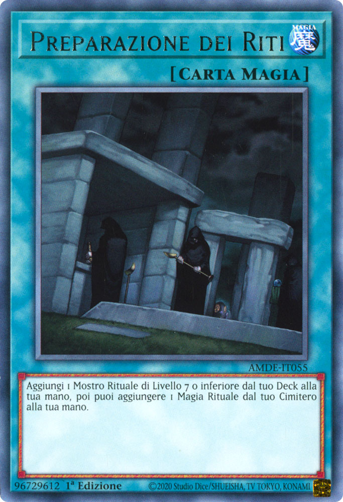 AMDE-IT055 Preparazione dei Riti Rara 1a Edizione (IT) -NEAR MINT-