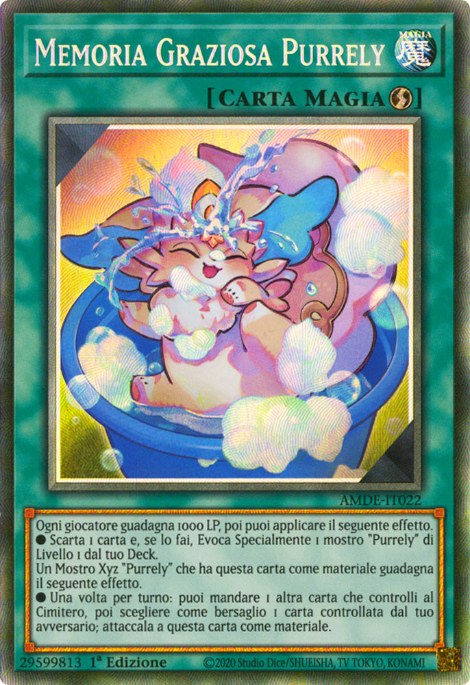 AMDE-IT022 Memoria Graziosa Purrely Rara Collector 1a Edizione (IT) -NEAR MINT-