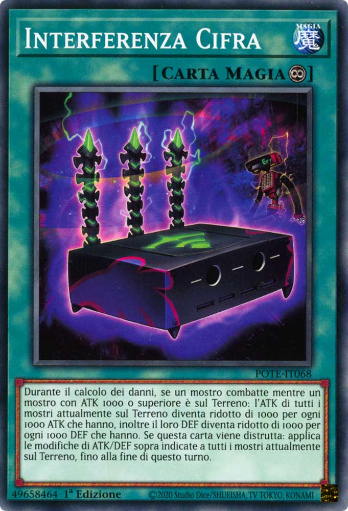 POTE-IT068 Interferenza Cifra Comune 1a Edizione (IT) -NEAR MINT-