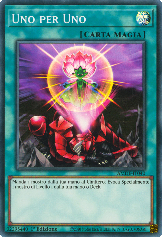AMDE-IT040 Uno per Uno Super Rara 1a Edizione (IT) -NEAR MINT-