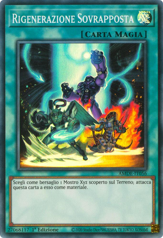 AMDE-IT056 Rigenerazione Sovrapposta Super Rara 1a Edizione (IT) -NEAR MINT-