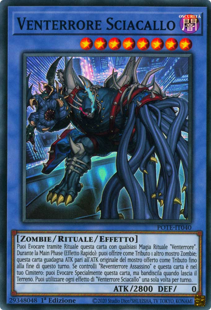 POTE-IT040 Venterrore Sciacallo Super Rara 1a Edizione (IT) -NEAR MINT-