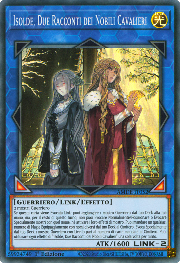 AMDE-IT052 Isolde, Due Racconti dei Nobili Cavalieri Super Rara 1a Edizione (IT) -NEAR MINT-