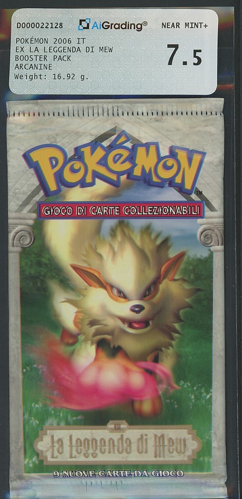 EX La Leggenda di Mew busta 9 carte Artwork Arcanine (IT) / AIG 7.5